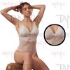 Body blanco semi transparente playboy premium